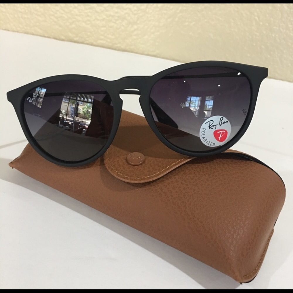 Ray Ban Black Erick Sunglasses - Picture 4 of 4